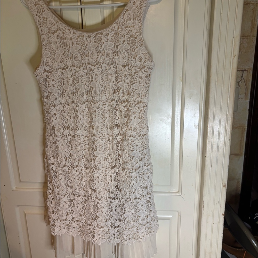 Elegant Lace Sleeveless Dress